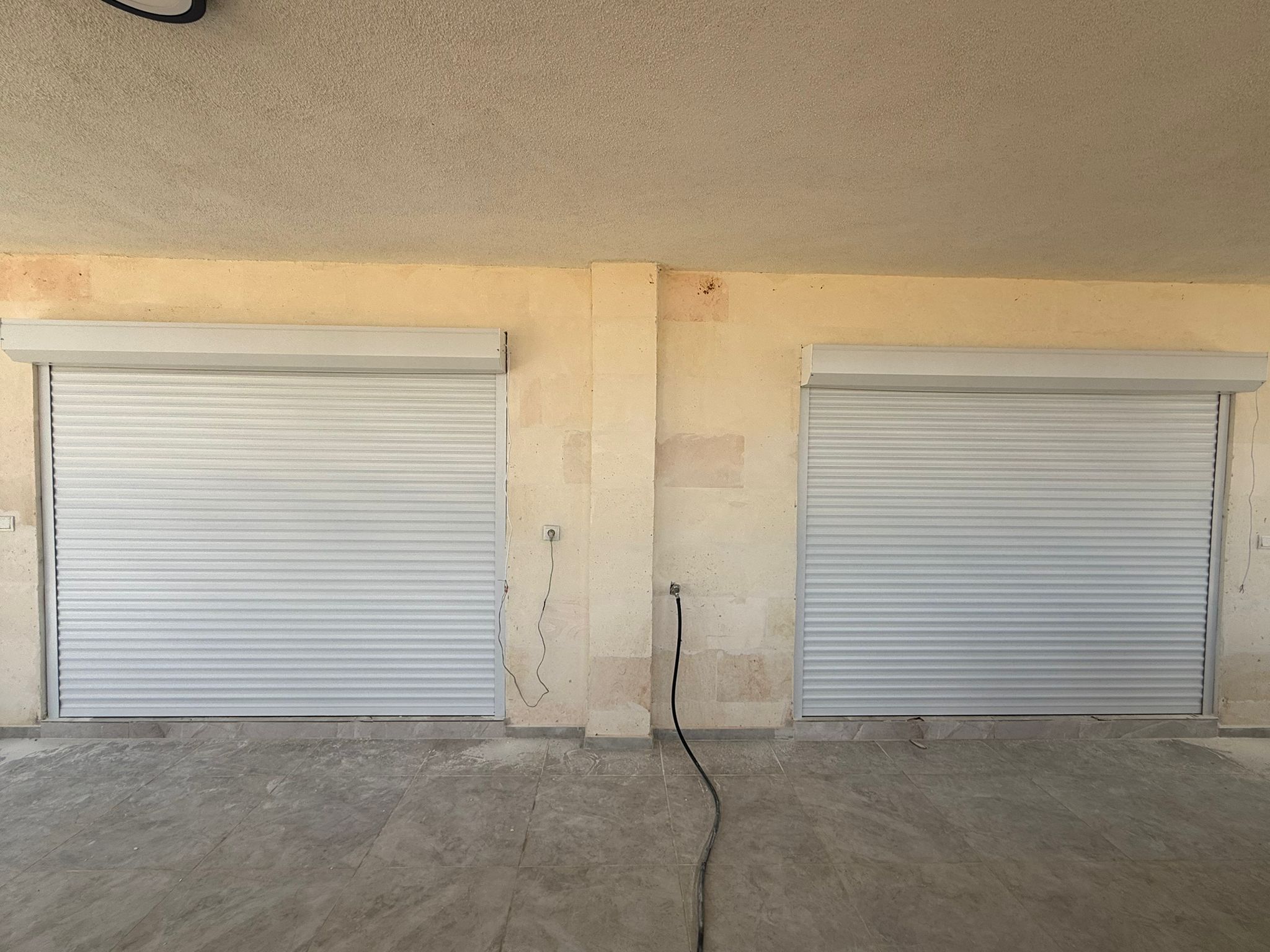 Mardin’de iş yeri için kurulan kepenk sistemleri