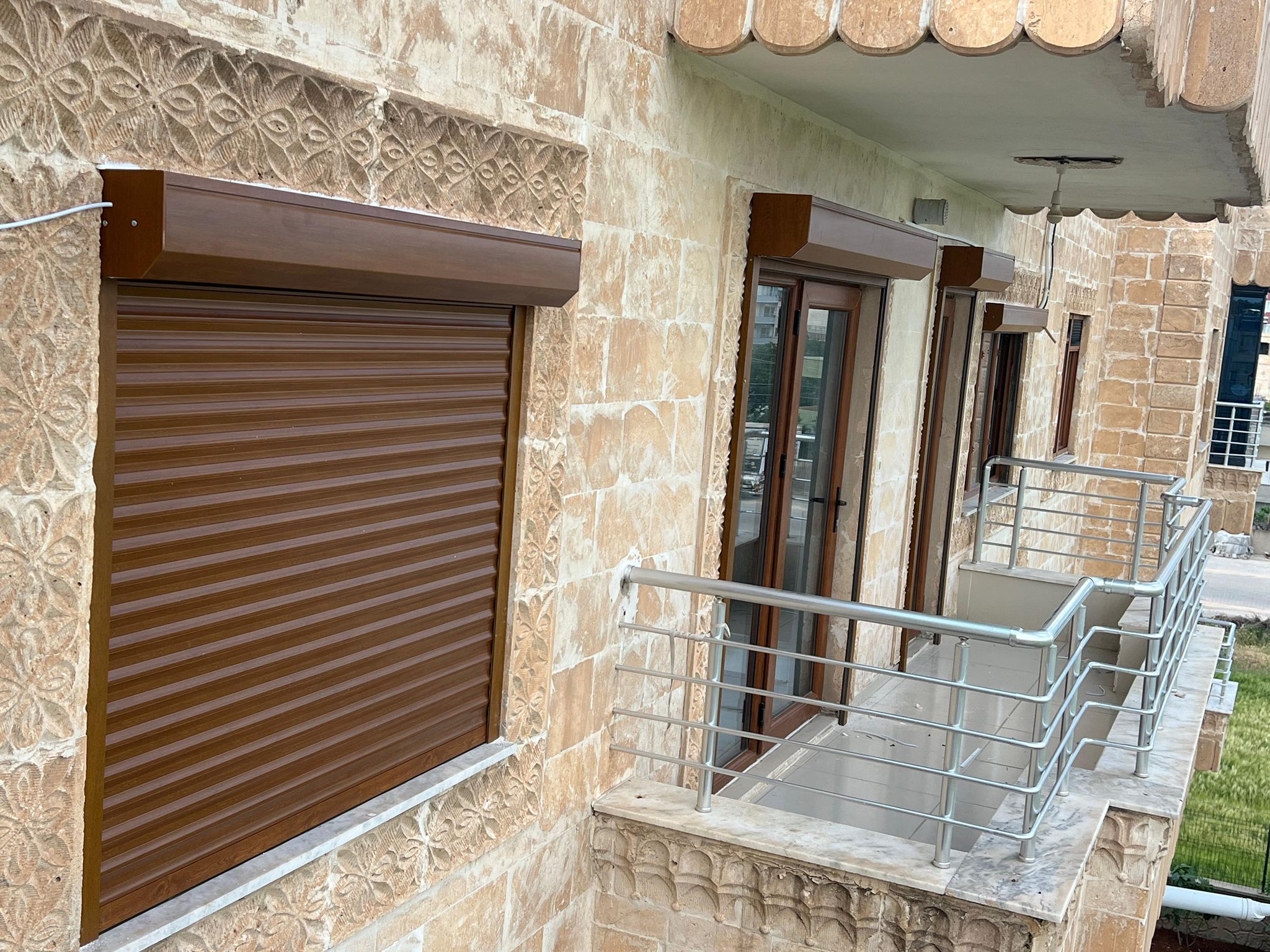 Midyat’ta uygulanan modern panjur sistemi